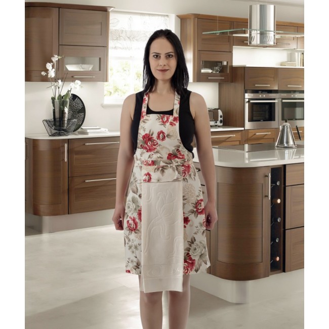 Фартук Кух. (крем) с салфеткой 30х50 Sofi De MarkO