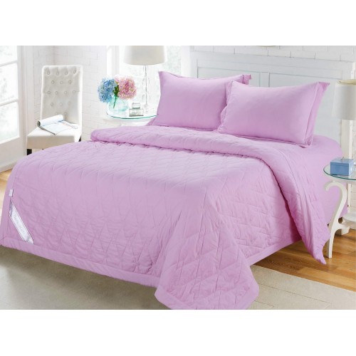 Камелия (розовая) Евро Комплект Вышивка Sofi De MarkO