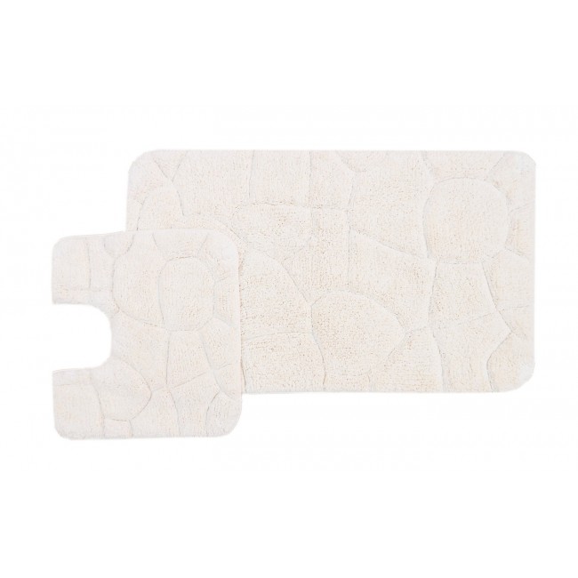 Moretto (крем) набор ковриков для ванной комнаты 60х100 и 50х50см Sofi De MarkO