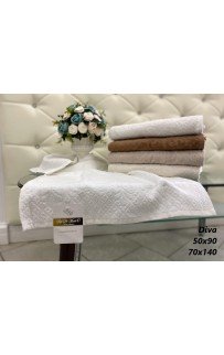 DIVA (кофе) 50х90 Полотенце Жаккард