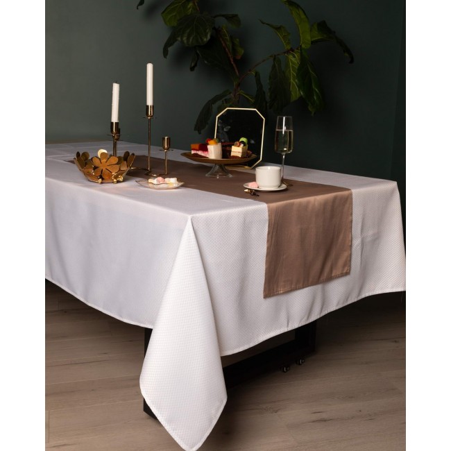 Ирида (белая) Скатерть 140х180 Sofi De MarkO