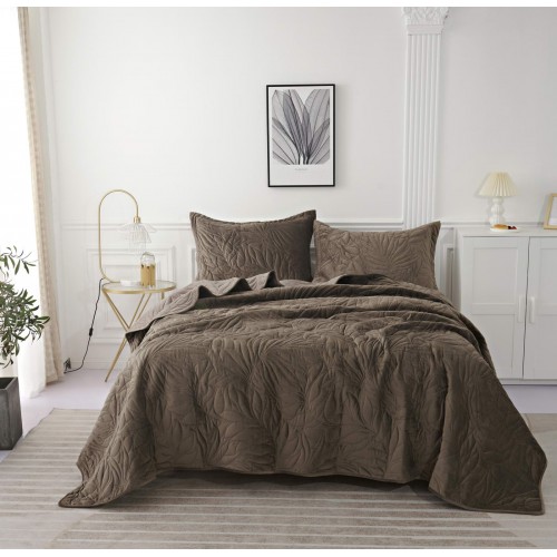 Глория (кофе) Покрывало 240х260 Sofi De MarkO