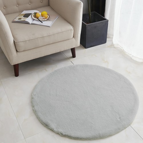 Коврик Плюшевый (серый) 150х150 Sofi De MarkO