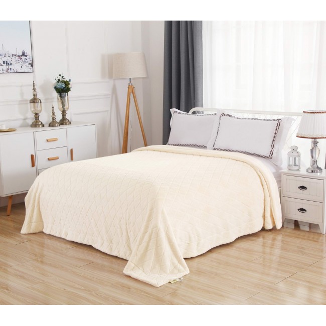 Элайза (молоко) Покрывало 160х220 Sofi De MarkO