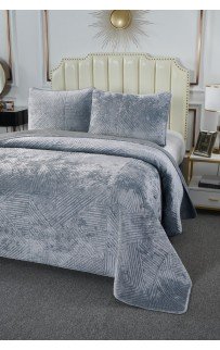 Патрисия (серо-голубой 1) Покрывало 240х260