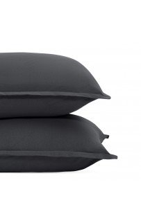 Роланд (антрацит) 50х70 (2шт) Наволочка Трикотаж