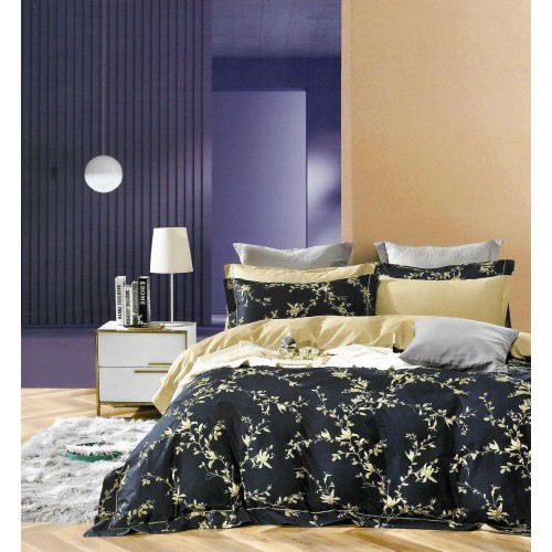 Белла (синяя) комплект постельного белья сатин 7Е Sofi De MarkO