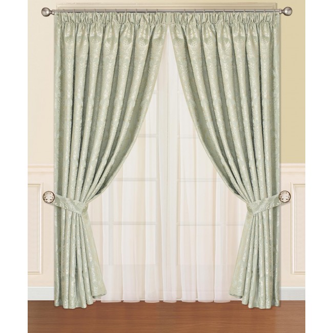 Лолита (изумруд) Шторы 260х275 (2шт) Sofi De MarkO