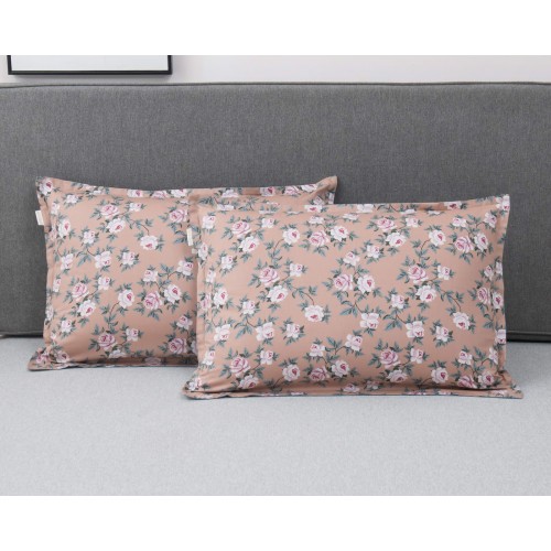 Розарио (кофе) Наволочка Сатин 50х70 (2шт) Sofi De MarkO