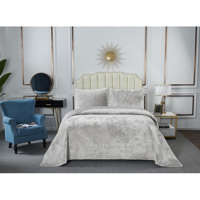 Патрисия (св серый 1) Покрывало 240х260