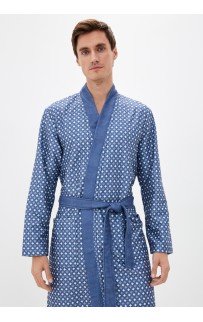 Бугатти (синий) S Мужской Халат