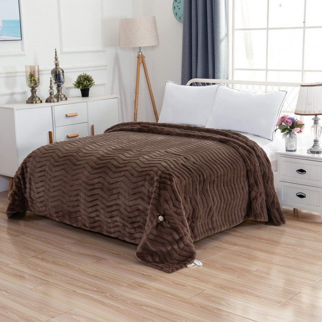 Климентина (шоколад) Покрывало 210х230 Sofi De MarkO