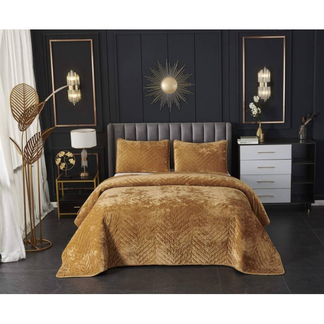 Фернанд (горчичное) Покрывало 240х260