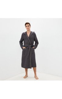 Гамлет (антрацит) S Мужской Халат с капюшоном Sofi De MarkO
