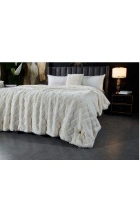 Бернард (молоко) Покрывало 160х220 Sofi De MarkO Бернард (молоко) Покрывало 160х220 Sofi De MarkO