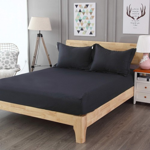 Марми (черная) Простынь 180х200х30 Sofi De MarkO