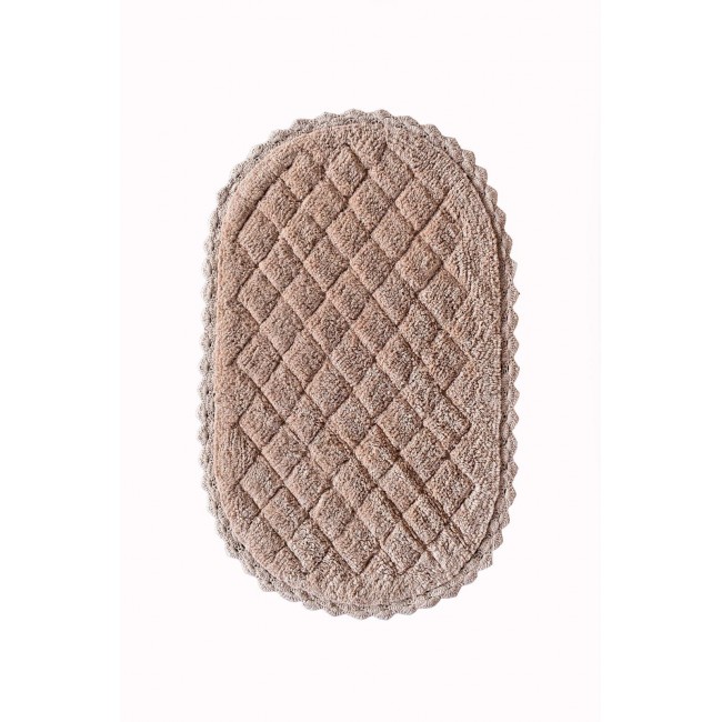 Florence (пудра) Коврик для ванной кружевной 60х100 Sofi De MarkO
