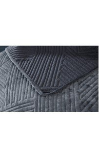 Патрисия (антрацит 1) Покрывало 240х260