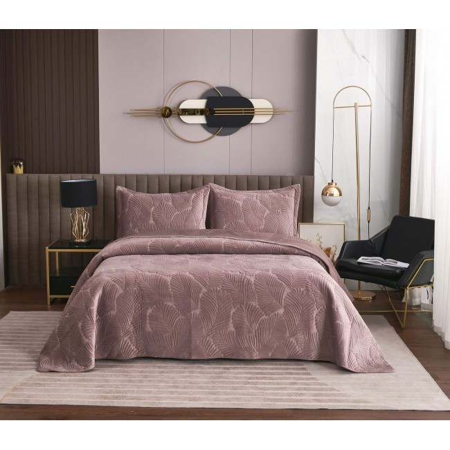 Ноэль (пепел роза) Покрывало 160х220