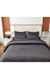 Лея (антрацит) Покрывало 240x260