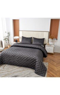 Лея (антрацит) Покрывало 240x260