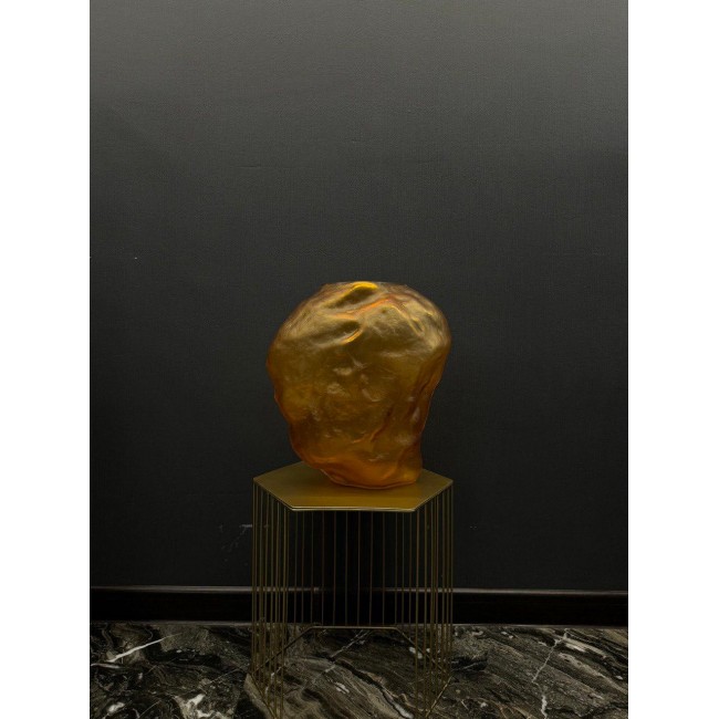 Паскаль (янтарь) Ваза стеклянная матовая 36х23х39см Sofi De MarkO