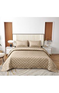 Лея (беж) Покрывало 160х220