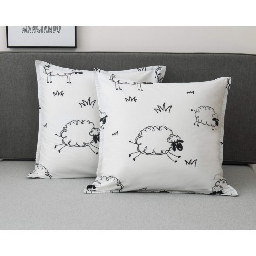 Долли (белая) Наволочка Сатин 70х70 (2шт) Sofi De MarkO