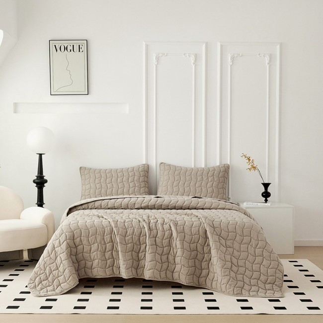 Минелла (беж) Покрывало 160х220 Sofi De MarkO