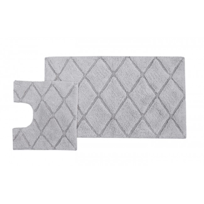 Jale (серый) набор ковриков для ванной комнаты 60х100 и 50х50см Sofi De MarkO