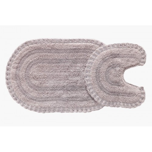 OLIVIA (мокко) набор ковриков для ванной комнаты 60х100 и 50х50см Sofi De MarkO