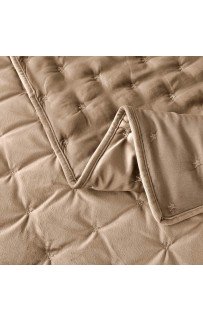 Лея (беж) Покрывало 160х220