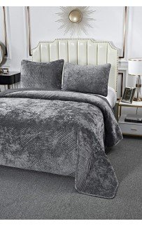 Патрисия (серая 1) Покрывало 240х260