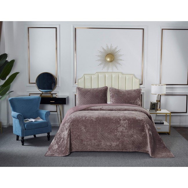 Патрисия (пепел роза 1) Покрывало 160х220 Sofi De MarkO