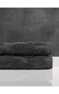 Flowers (антрацит) 50х90 Полотенце Жаккард Sofi De MarkO Flowers (антрацит) 50х90 Полотенце Жаккард Sofi De MarkO