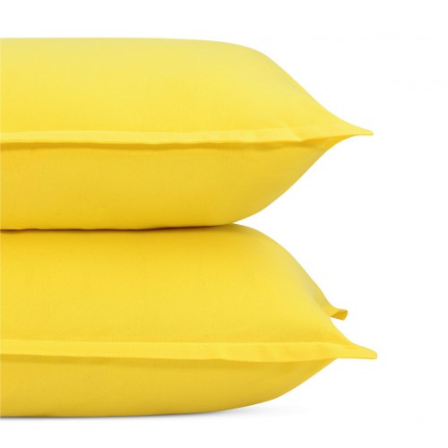 Роланд (желтый) 50х70 (2шт) Наволочка Трикотаж