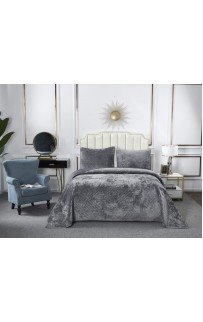 Патрисия (серая 1) Покрывало 240х260