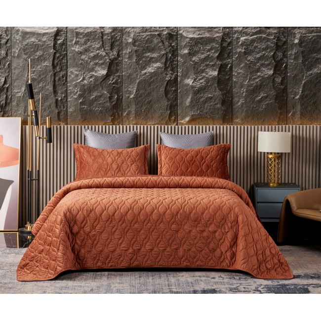Нобилис (медный) Покрывало 240х260 Sofi De MarkO