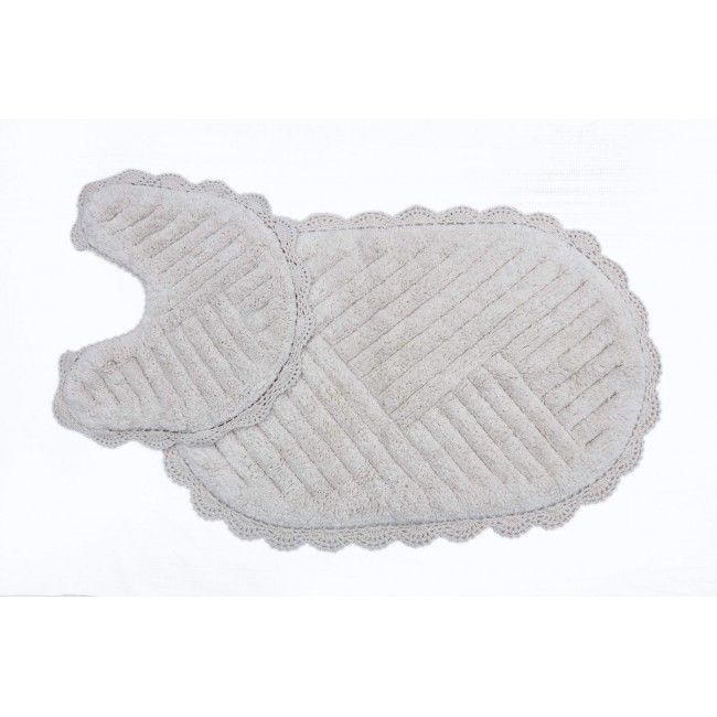 EMMA (крем) набор ковриков для ванной кружевной 60х100 и 50х50 Sofi De MarkO