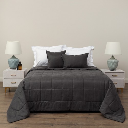 Доминико (антрацит) Покрывало 240х260 Sofi De MarkO