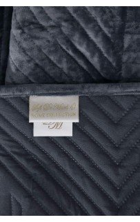 Патрисия (антрацит 1) Покрывало 240х260