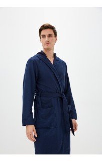Марвин (синий) L Мужской Халат с капюшоном Sofi De MarkO