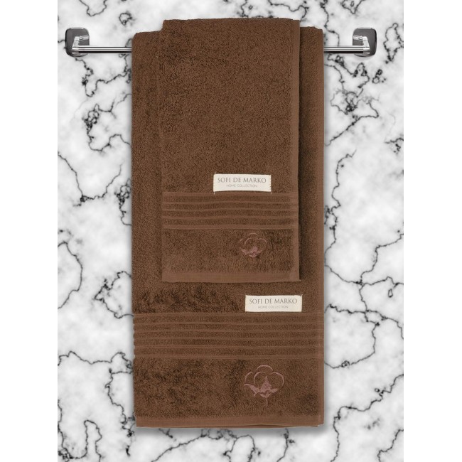 Nicole (кофе) комплект Полотенец 50х90 и 70х140 Sofi De MarkO