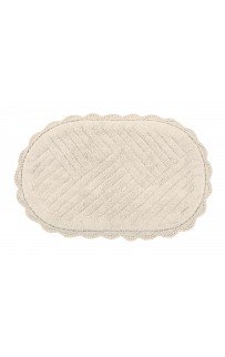 EMMA (беж) набор ковриков для ванной кружевной 60х100 и 50х50 Sofi De MarkO