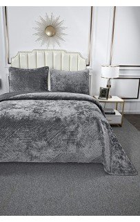Патрисия (серая 1) Покрывало 240х260