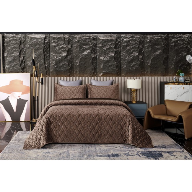 Нобилис (шоко) Покрывало 240х260 Sofi De MarkO