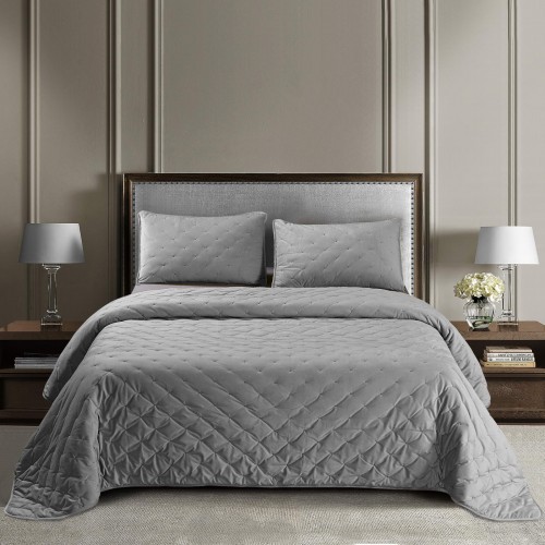 Иоланта (серый) Покрывало 160х220 Sofi De MarkO