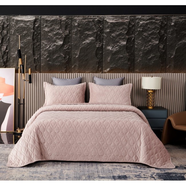 Нобилис (пепел роза) Покрывало 240х260 Sofi De MarkO Нобилис (пепел роза) Покрывало 240х260 Sofi De MarkO