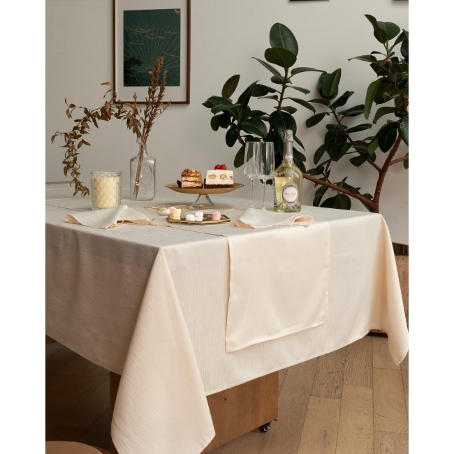 Джинни (беж) Скатерть 140х180 Sofi De MarkO