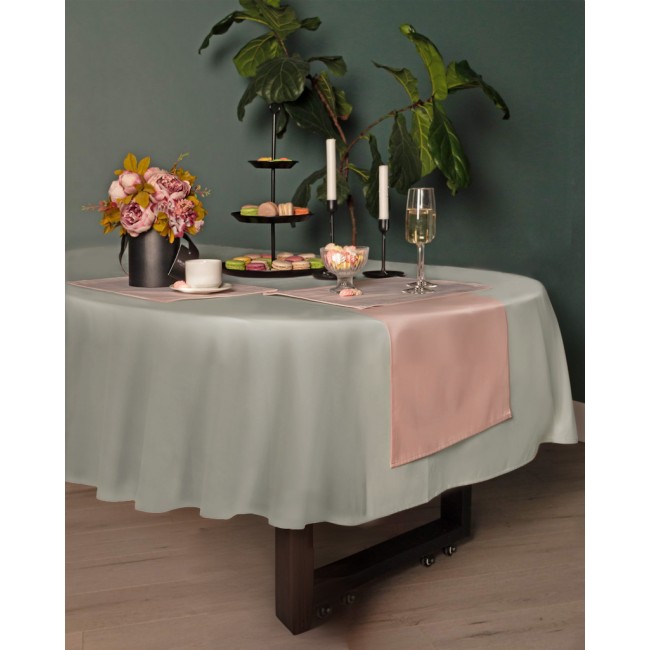 Серенити (св серая) Скатерть круглая 160см Sofi De MarkO Серенити (св серая) Скатерть круглая 160см Sofi De MarkO